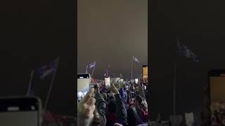 Buffalo Bills arrive at the airport after defeating the Denver Broncos.  AFC East Champs