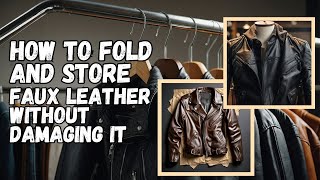 How to Fold and Store Faux Leather Without Damaging It | Fauxjacket