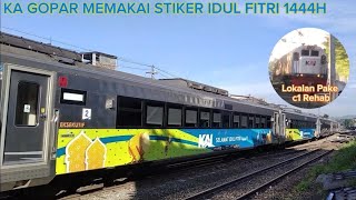 |!!MOMENT!!,KA GOPAR PAKE STIKER LEBARAN 1444H,LOKAL PAKE C1 REHAB|Hunting Kereta Api Di Cimindi.