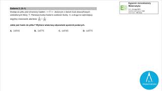 Egzamin ósmoklasisty 2023 - zadanie 2 - przekształcenia algebraiczne cz.1 | InMatematyka