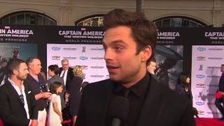 Captain America: The Winter Soldier Premiere - Interview with Sebastian Stan - Sub Español