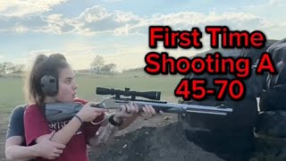 Her First Time Shooting A 45-70!