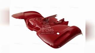 35023-1579-260 fender-rear,a.red Kawasaki PRAIRIE360