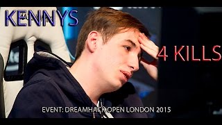 Inferno / kennyS vs. EZskins / 4 kills / DreamHack Open London 2015