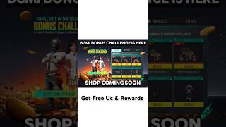 BONUS CHALLENGE IN BGMI! #shorts#bgmi #bonuschallenge #freeuc #freerewards #viral