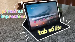 🌟 o que estou achando do samsung tab s6 lite + s-pen ✍️ | incrível