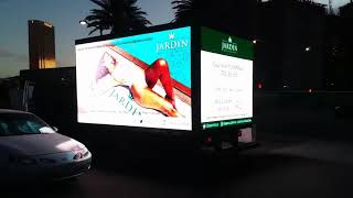 LED Billboard Truck in Vegas - Canibus Dispensary campaign