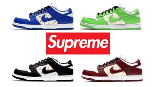 Supreme x Nike SB Dunk Low Week 2 SS2021