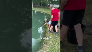 How to fish with a finger!