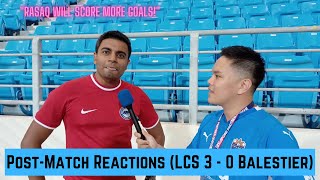 Post-Match Reactions - Lion City Sailors v Balestier (Singapore Premier League 18 Mar 2023)