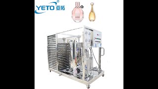 Perfume making mixing chiller machine with filter and freezing