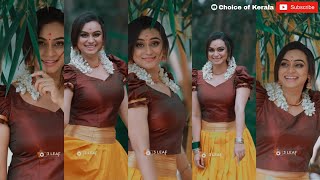 Lakshmi Nakshathra നാടൻ വേഷത്തിൽ | കേരള പിറവി Traditional Dress