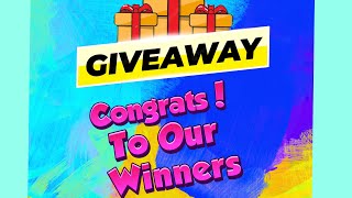 Congrats to Winners of June Birthday Giveaway 🎁