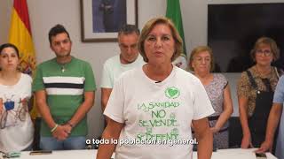 Pueblos de la Sierra Sur de Sevilla claman contra la gestión del PP de nuestra sanidad pública