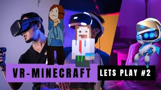 Minecraft-VR Lets play #2 dags för hus och inredning!