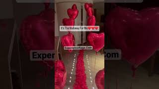 Anniversary decoration at Home in Mumbai | ExperienceSaga | #trending #surprise #shorts #viral #love