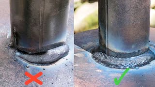 techniques that have never been told about how to weld thin pipes _ stick weldin