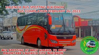 Valencia Bus Spotting Bukidnon Bus Compilation/ RTMI / PABAMA/ S5 Hagkol to Bagontaas Video Spotting