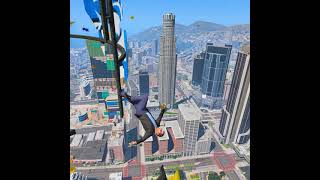 GTA V : MICHAEL STAND ON AIR #shorts #YoutubeShorts #gta5