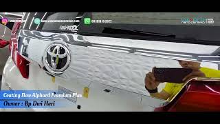 Coating Toyota Alphard 2022 Wapro Nano Ceramic Depok Beji