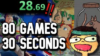 Reviewing All 80 Games I Beat in 2023... In Under 30 Seconds