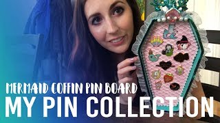 Mermaid Coffin Pin Board | Pin Collection