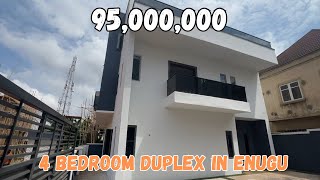 Cheap duplex for sale in Enugu for just 95 million naira with c of o