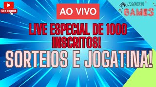 LIVE ESPECIAL DE SORTEIO - 1k de INSCRITOS!