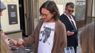 John Frusciante with fans