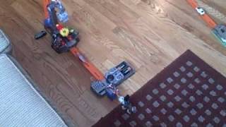 Race Car GO!!!  TRICK TRACK Hotwheels