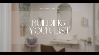 Building Your List