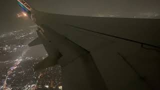 Landing in Los Angeles International Airport in January 2023