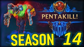 SEASON 14 PENTAKILL LOL FUN Moments 2024 (Unending Despair, Stormsurge, Malignance) #197