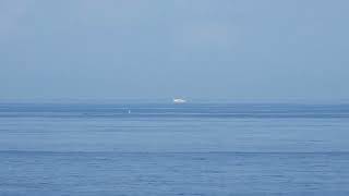 Super Zooming with Nikon P1000 Zoom in on Boat Super Far Out in the Ocean July 2023