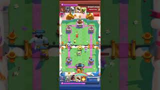 Crazy last second for getting the tower! #clashroyale #shorts