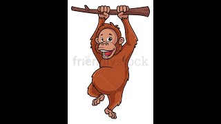 The good orangutan story ( dancing toys channel)