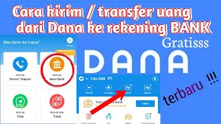 Cara transfer uang dari dana ke rekening bank / kirim uang pake dana