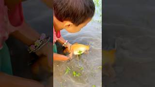 Amazing cute baby hand Fishing #fishng #fish #baby #cute #cutebaby