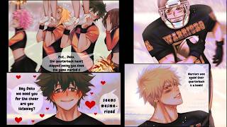 Bakudeku - Deku the Cheerleader Crushes on Kacchan the Star Quarterback! 💚🔥 [English Comic Dub]