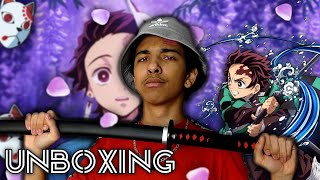 UNBOXING KATANA : KAMADO TANJIRO DEMON SLAYER