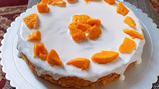 Mango cake without oven[Easy mango cake Recipe]