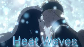 Naruto & Hinata Kiss Twixtor「Glass Animals - Heat Waves」Anime Edit