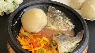 Let’s Prepare Cooked Tilapia With Banku//Easy And Delicious Recipe//@MasofsKitchen