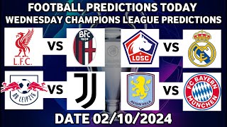 FOOTBALL PREDICTIONS TODAY 02/10/2024|SOCCER PREDICTIONS BETTING TIPS,#betting@sports betting tips