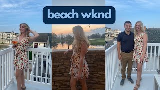 beach weekend vlog: airport travel, hot girl walk, sea isle city nj | vlog