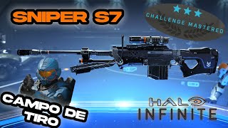 *CAMPO DE TIRO* LOS 3 NIVELES DEL RIFLE FRANCOTIRADOR S7 (SNIPER) | HALO INFINITE TECH PREVIEW