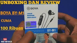 Review dan Unboxing MIC CLIP ON BOYA BY-M1