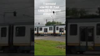 tramvaiul 32 în depoul alexandra