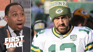 First Take | Stephen A. reacts to Packers beat Cardinals 24-21 as Kyler throws INT in final seconds