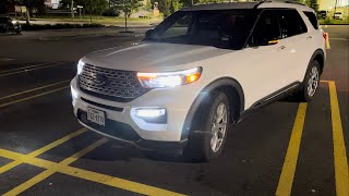 Ford Explorer Limited 2023 night review. Also learn how to avoid forgetting tuning your Headlight on